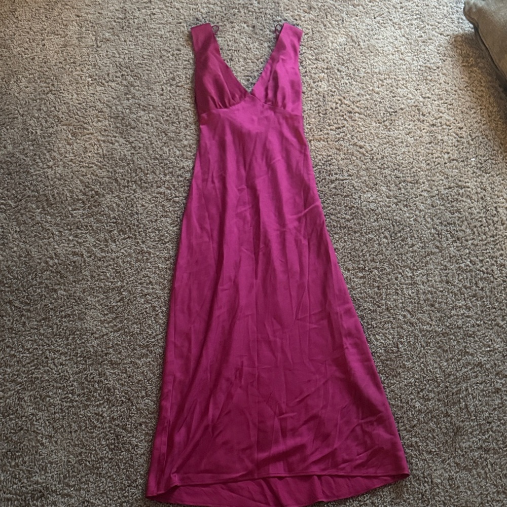 Abercrombie & Fitch Fuchsia Backless Dress